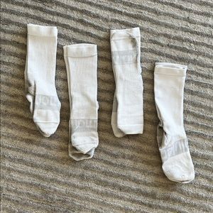 Lot of 4 Lululemon Crew Socks - Men’s Size M